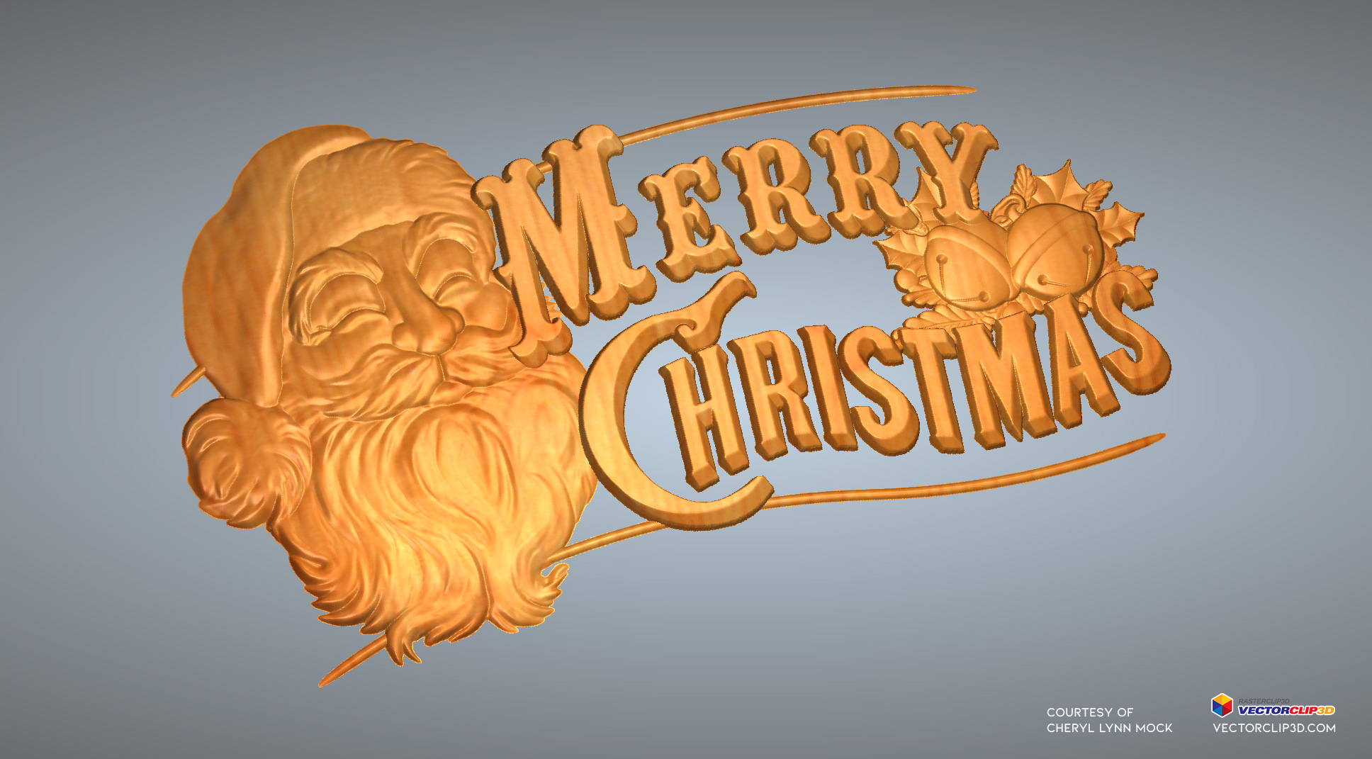 merry-christmas Merry Christmas Relief Model