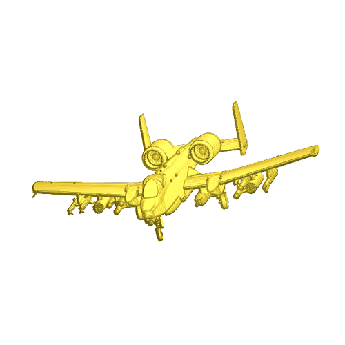 Tomcat fighter plane relief model