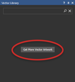get-more-vector-artwork Get more vector artwork button in Carveco
