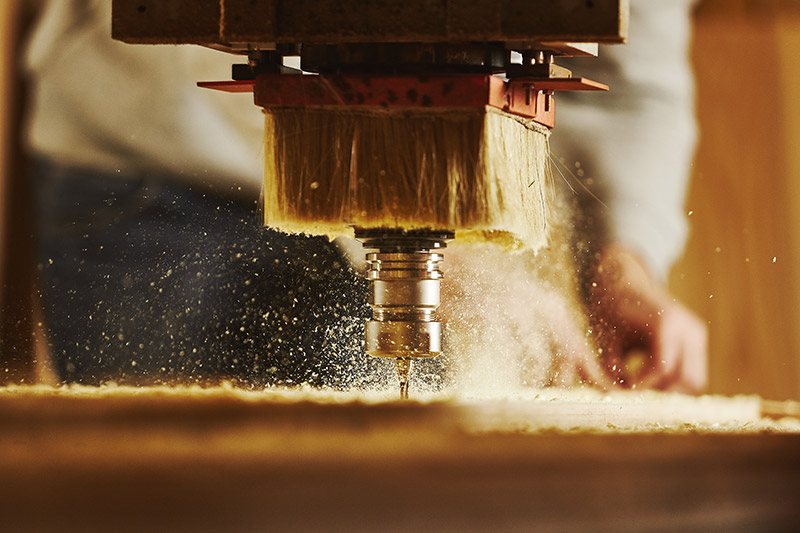 Woodworking on a cnc router