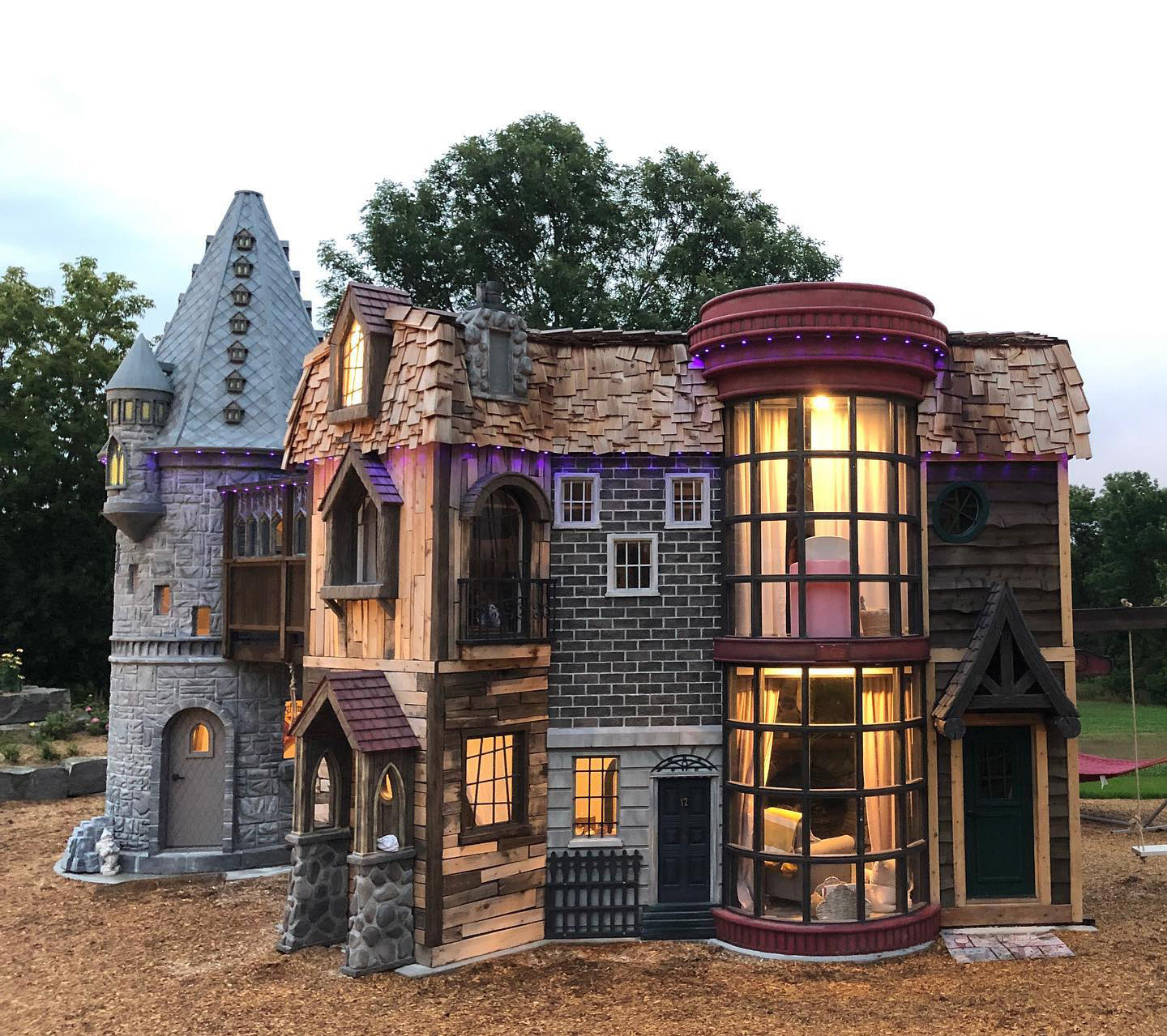 Charmed playhouses make custom playhouse, a wizard house