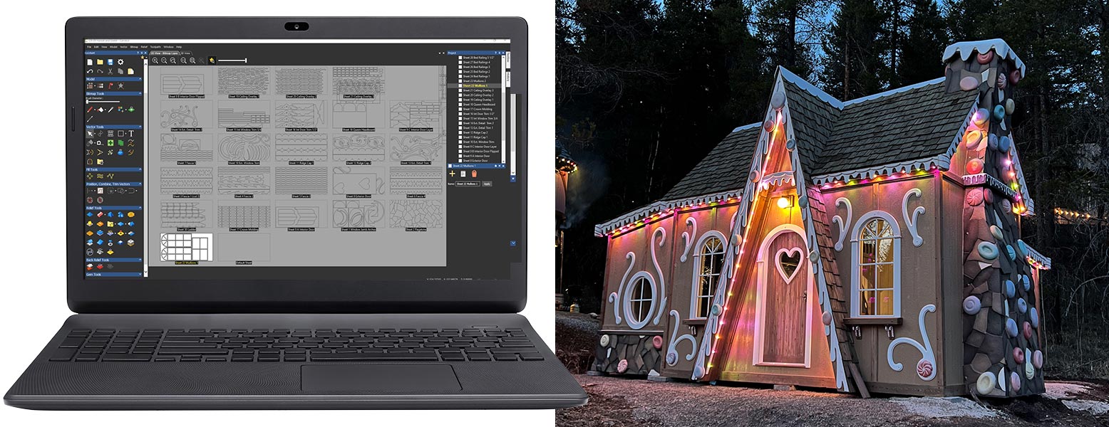 laptop-screen-with-gingerbread-house