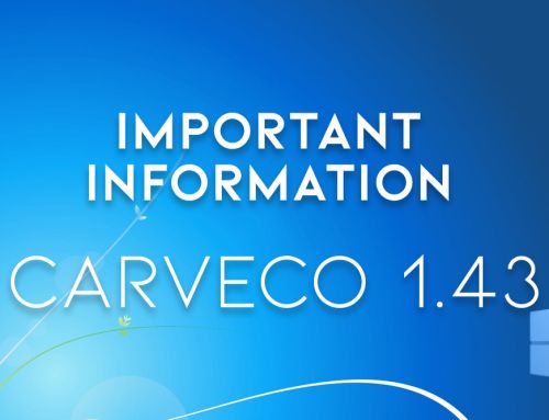 Carveco 1.43 Update – Important Information