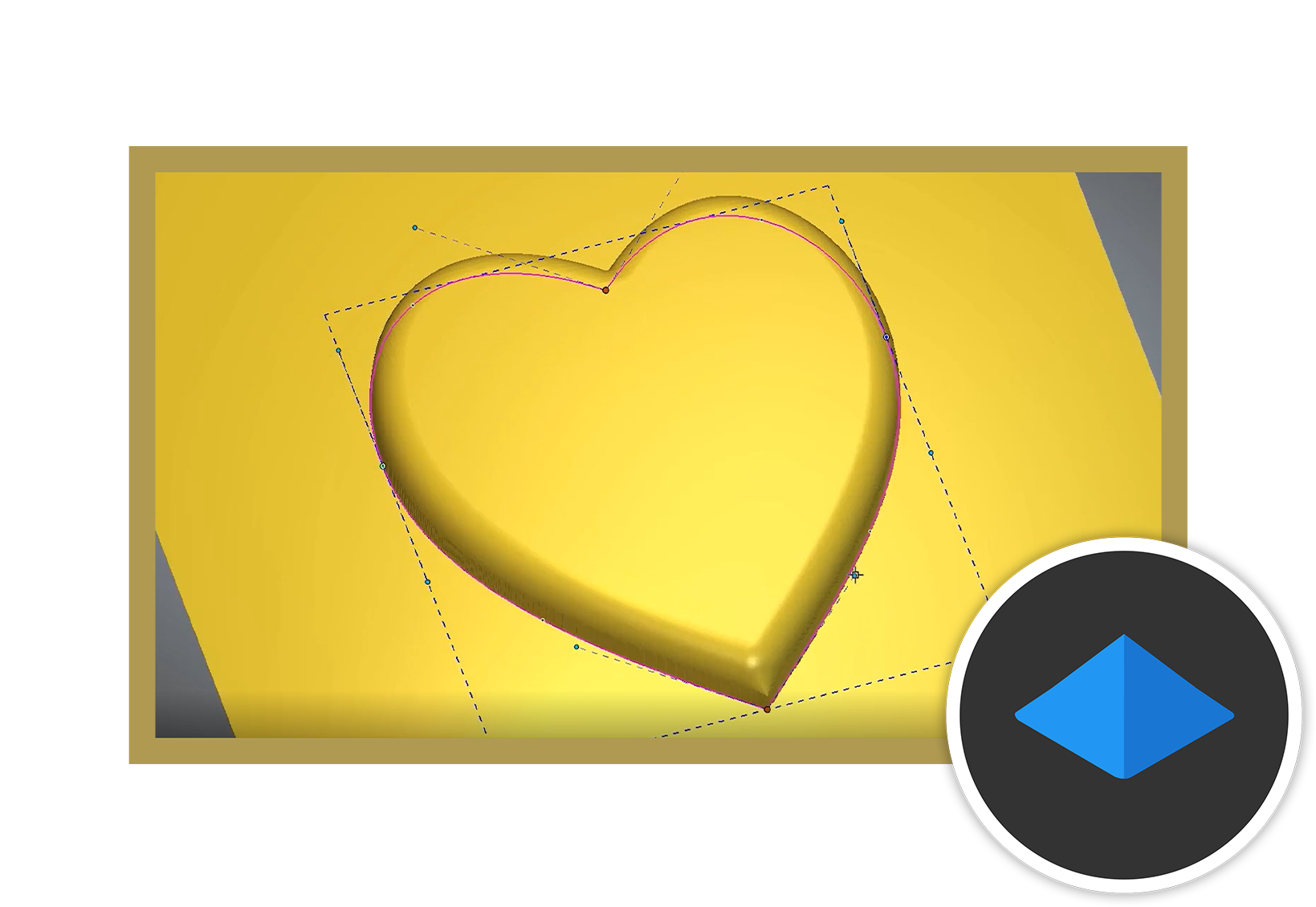 Shape Editor in Carveco Maker Plus