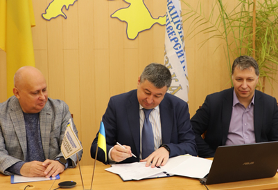 Zaporizhizhia Polytechnic agreement signing