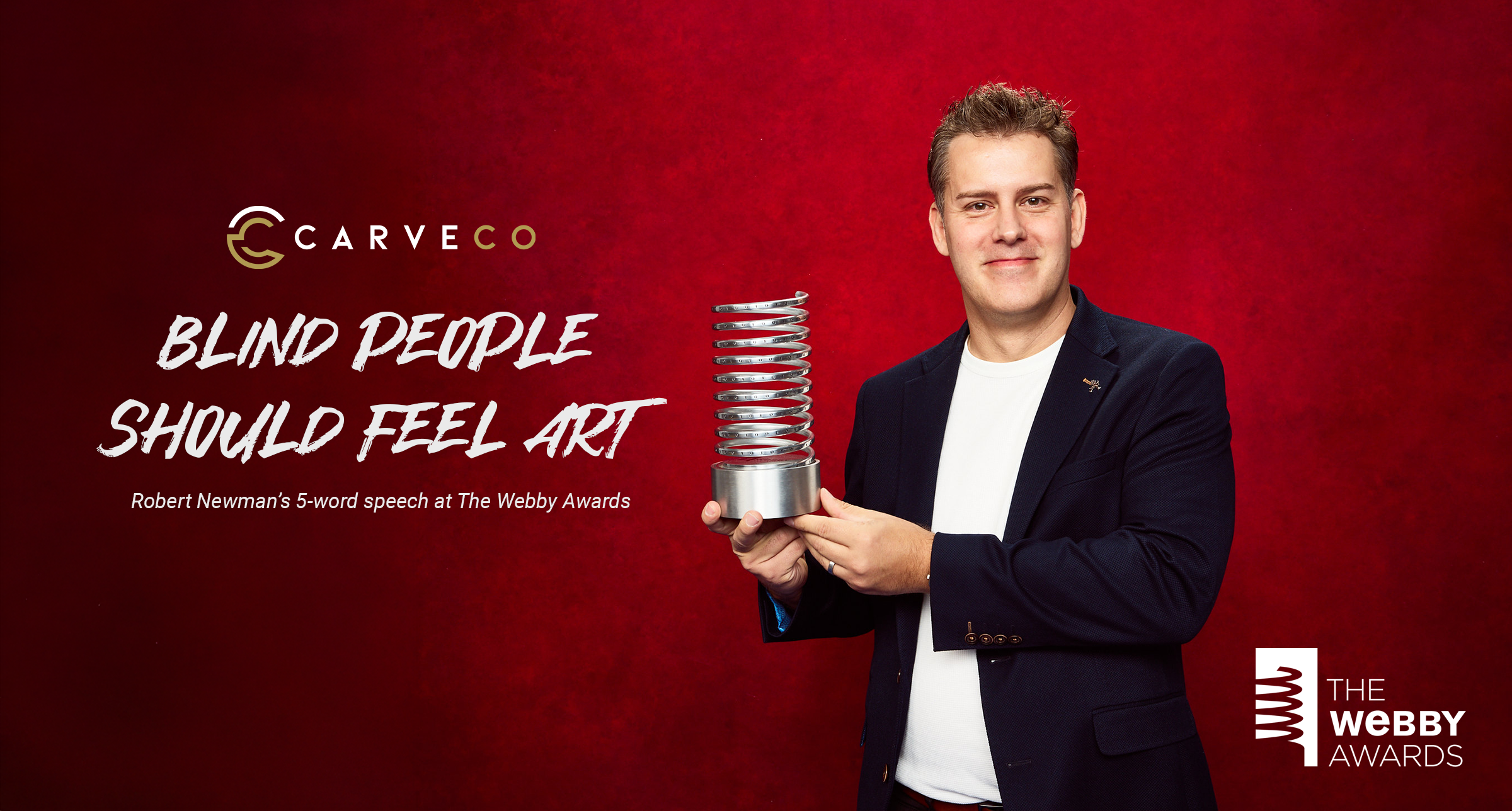 3 Webby Awards and three examples of tactile artwork on show at the Touch: Beyond Vision exhibition
